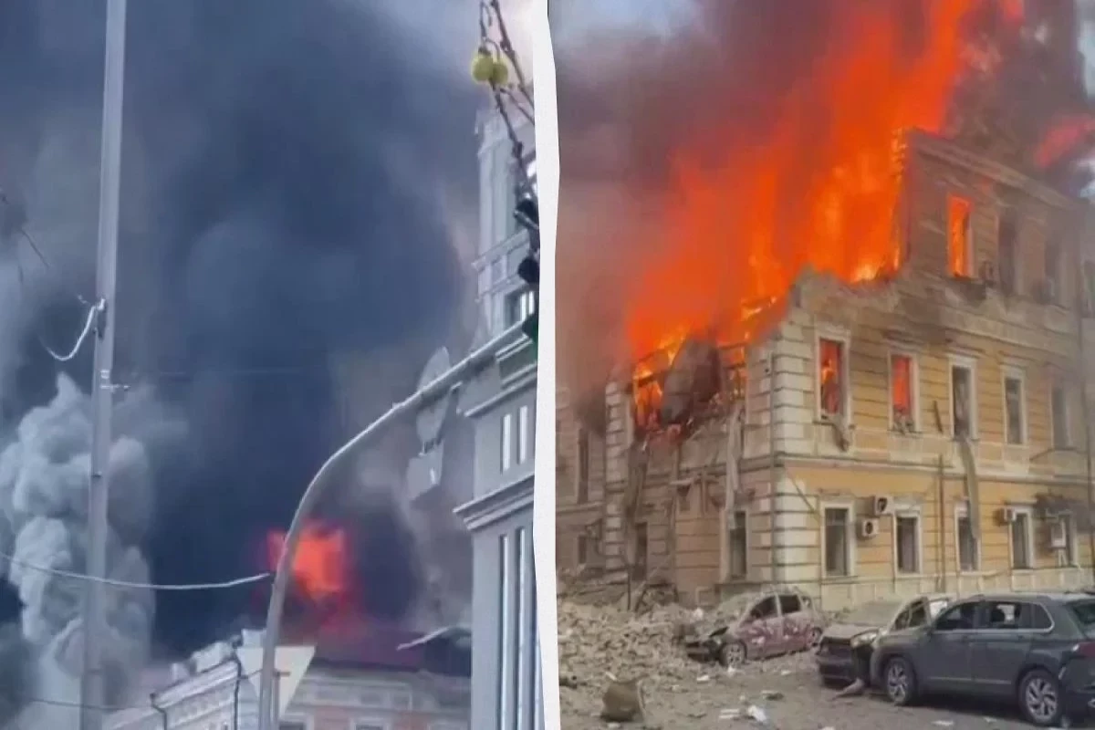 Российский дрон попал в здание НАНУ в Киеве, погибли 2 человека - ВИДЕО-ОБНОВЛЕНО