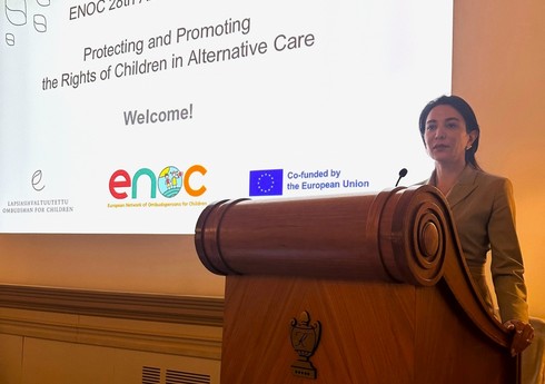 Сабина Алиева рассказала о важности борьбы с минной угрозой на конференции Европейской сети детских омбудсменов