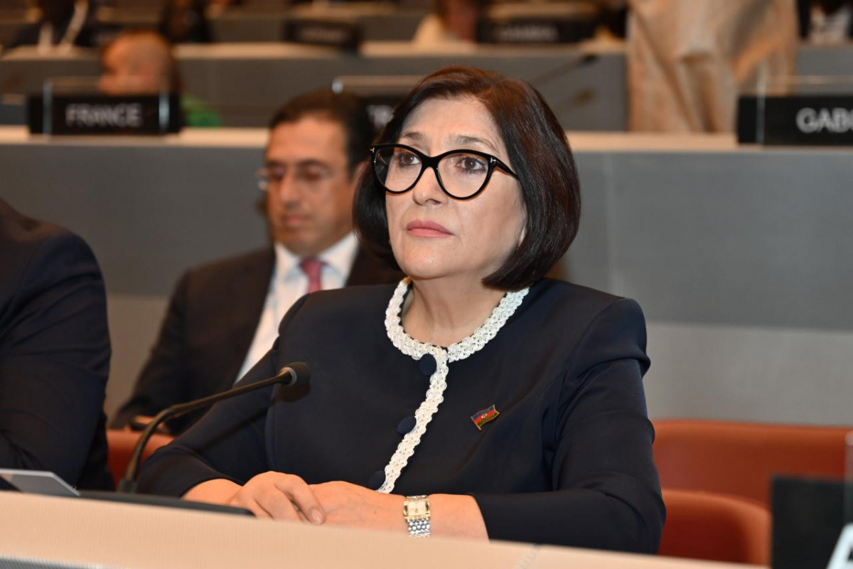 Сахиба Гафарова подробно рассказала о COP29 на Ассамблее Межпарламентского союза