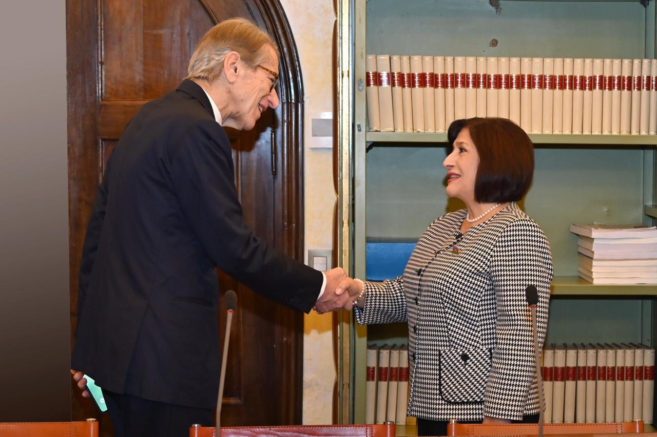 Сахиба Гафарова встретилась с членами Комиссии по политике ЕС Сената Италии