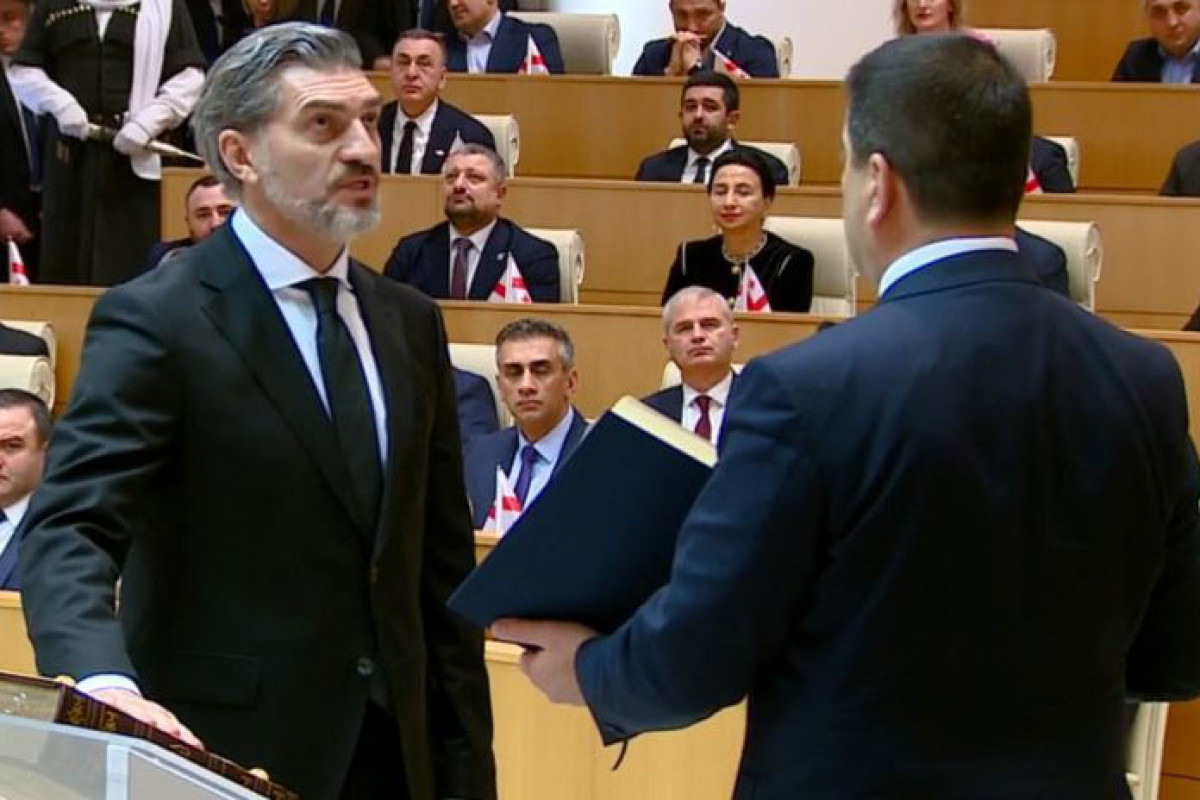 Шестой президент Грузии Михаил Кавелашвили принес присягу