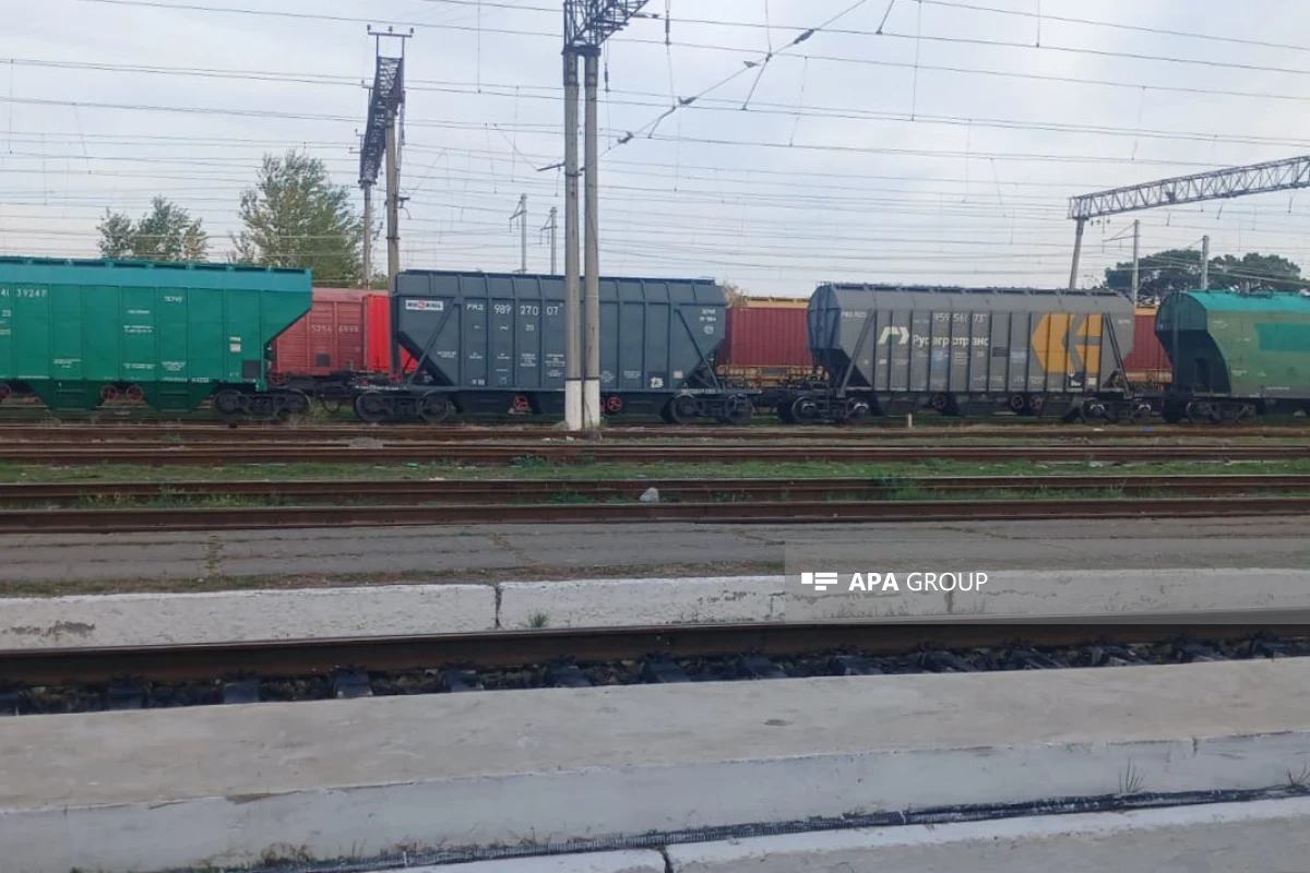 Состав с российским зерном для Армении отправляется из Азербайджана в Грузию - ФОТО-ВИДЕО