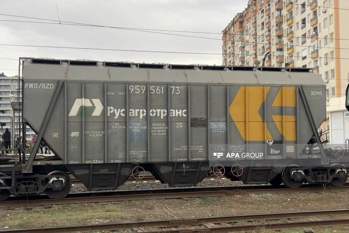 Состав с зерном проследовал в Армению транзитом через Азербайджан - ФОТО-ВИДЕО