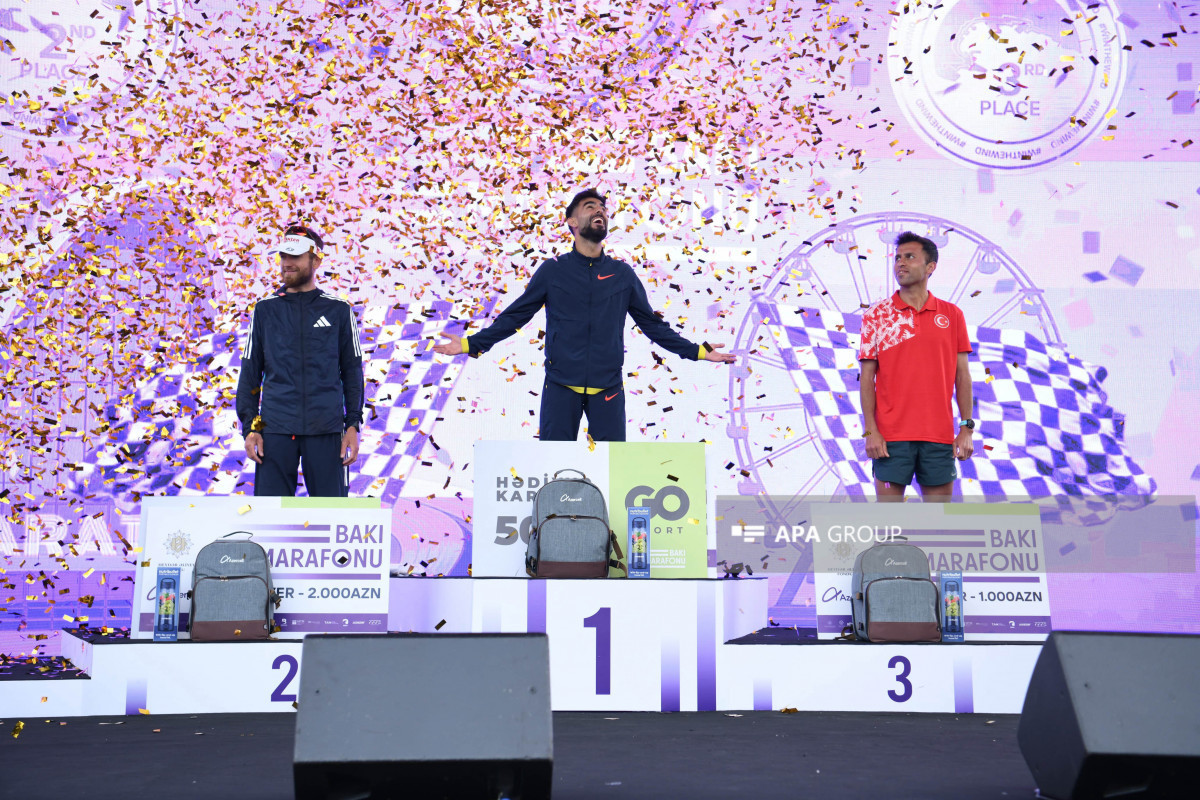 Состоялась церемония награждения победителей «Бакинского марафона – 2025»