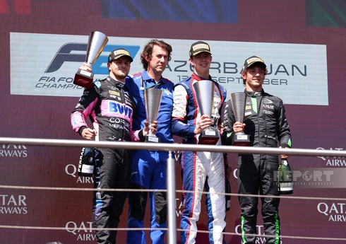 Состоялась церемония награждения победителя Гран-при Азербайджана Формулы 2