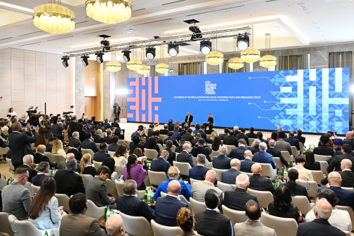 Состоялась церемония открытия IV Шушинского глобального медиафорума с участием Ильхама Алиева