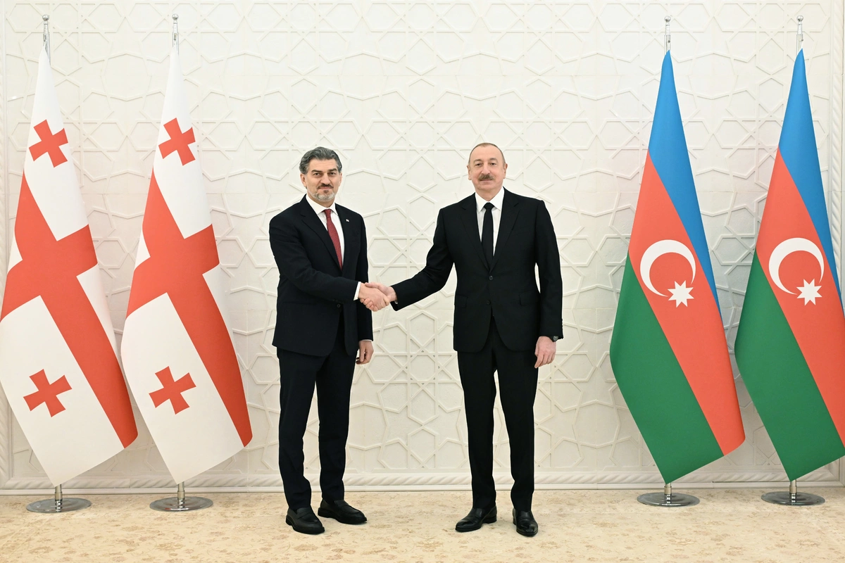 Состоялась встреча Ильхама Алиева c Михеил Кавелашвили один на один