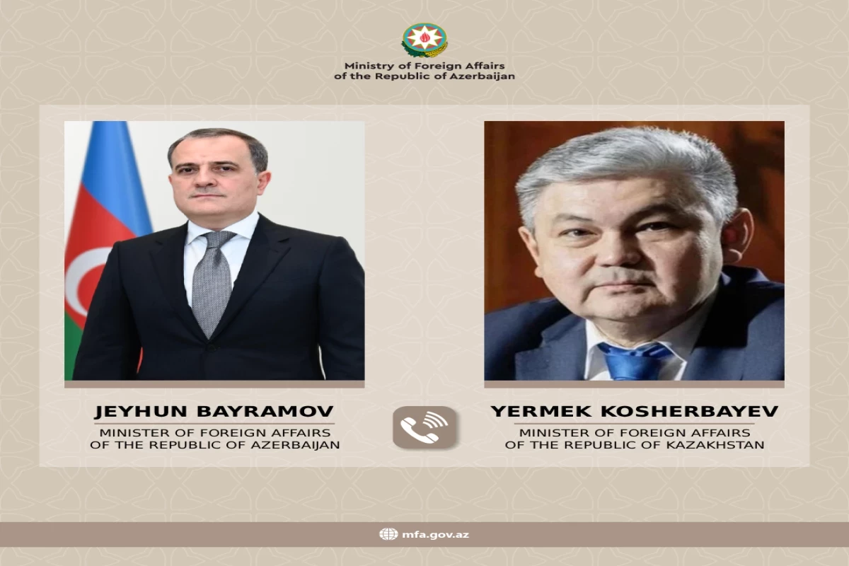 Состоялся телефонный разговор глав МИД Азербайджана и Казахстана