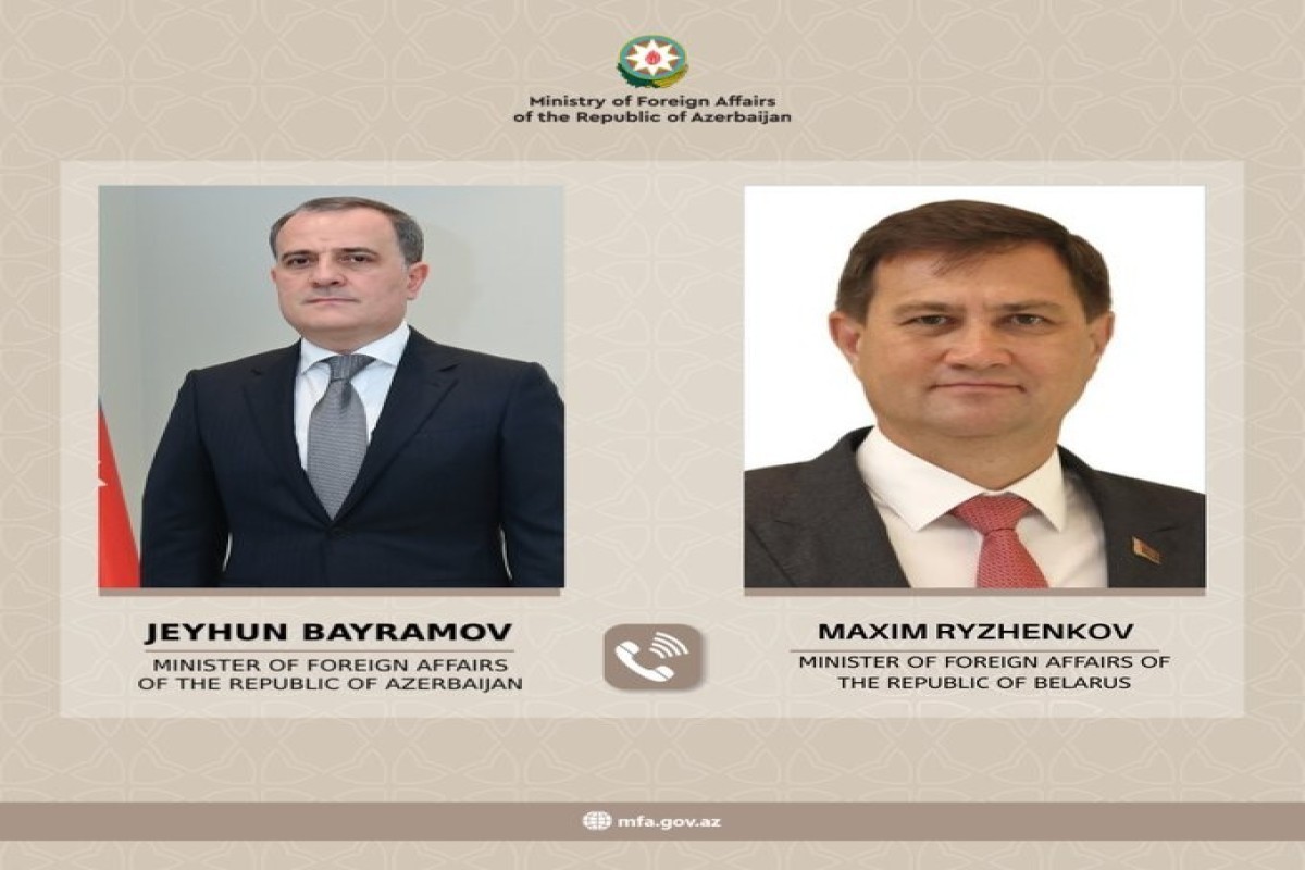 Состоялся телефонный разговор между главами МИД Азербайджана и Беларуси