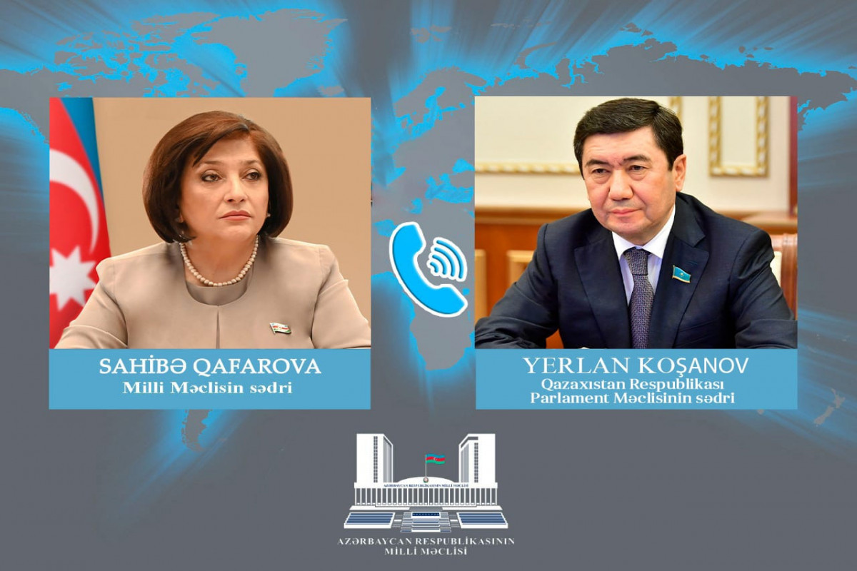 Спикер Мажилиса Парламента Казахстана позвонил спикеру Милли Меджлиса Азербайджана в связи с авиакрушением