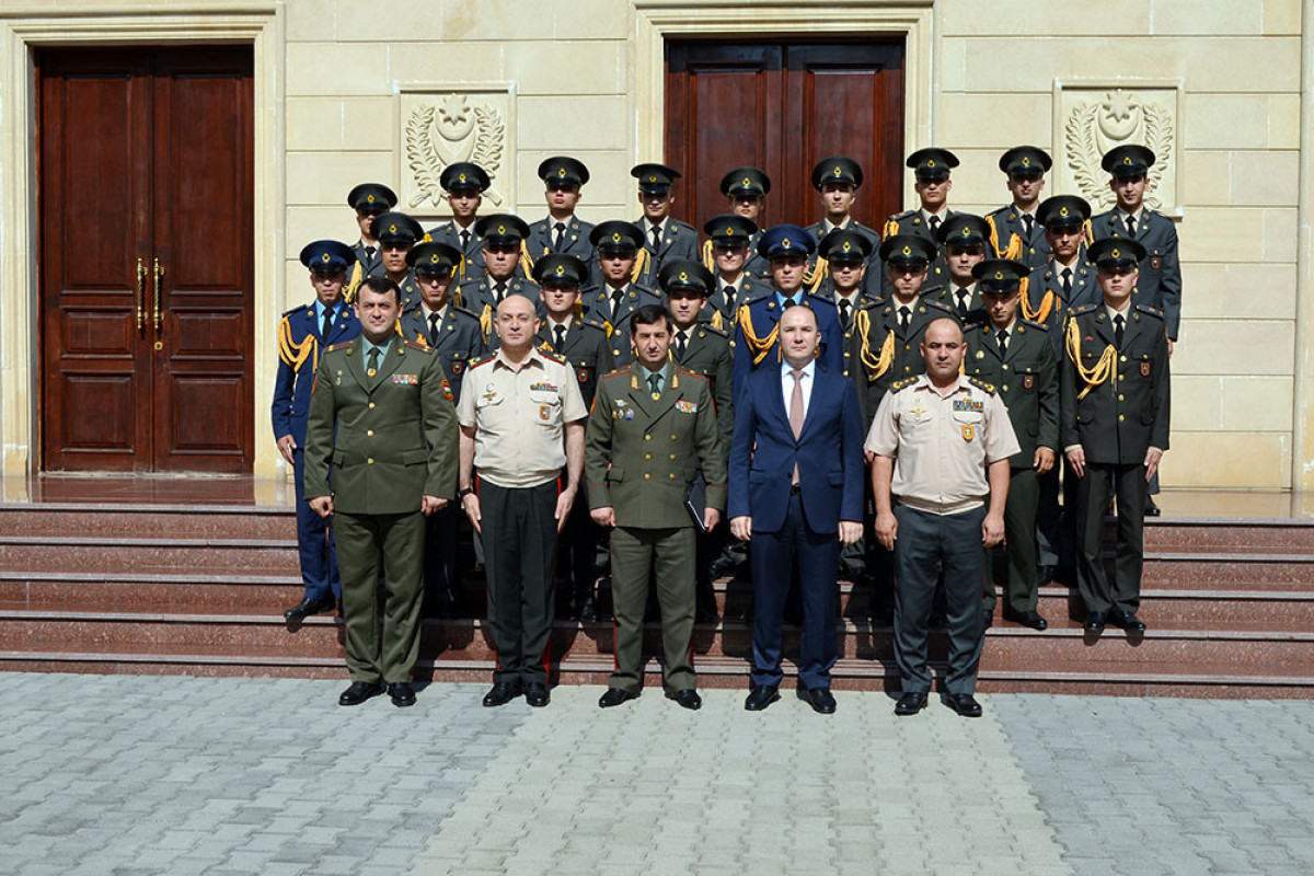 Таджикская делегация посетила Военный институт имени Гейдара Алиева - ВИДЕО