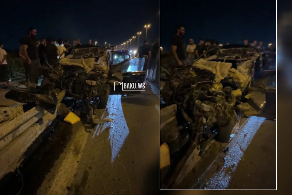 Тяжелое ДТП в Бильгя: водитель погиб на месте