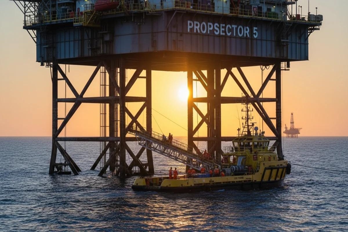 У берегов Габона затонула нефтяная платформа, есть погибший и пропавшие без вести