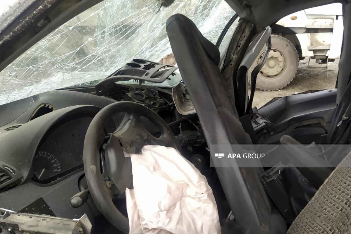 В Агдаме произошло тяжёлое ДТП, 2 человека погибли, 4 получили ранения