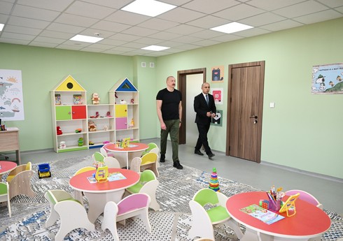 В Агдаме сдан в эксплуатацию ясли-детский сад номер 1