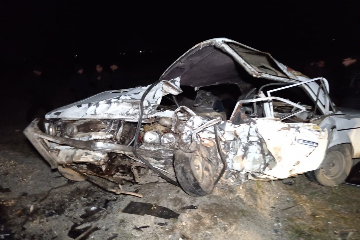 В Агджабеди произошло тяжелое ДТП, погибли 5 человек, есть пострадавшие-ФОТО-ОБНОВЛЕНО-1-ВИДЕО