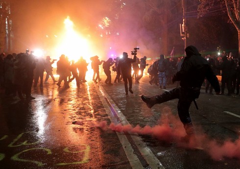 В акциях протеста в Тбилиси пострадали 143 сотрудника МВД Грузии