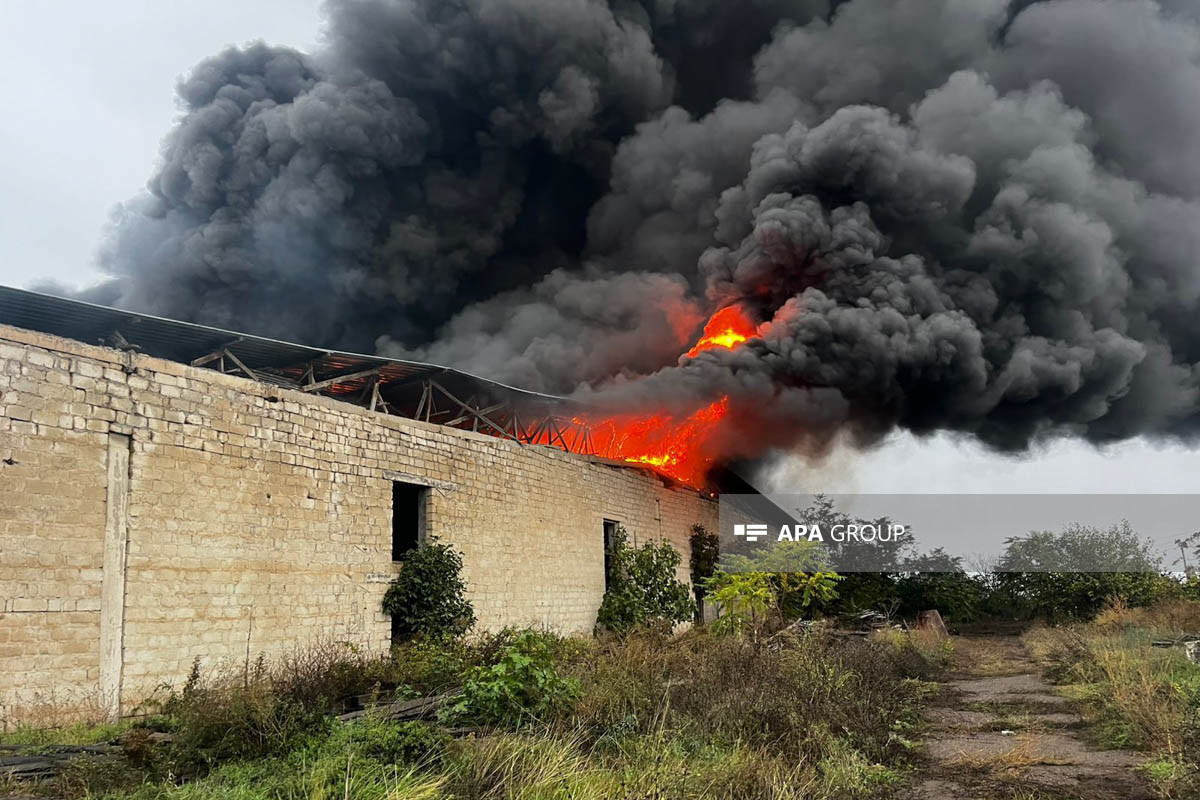 В Азербайджане горит винный завод - ФОТО-ОБНОВЛЕНО-ВИДЕО