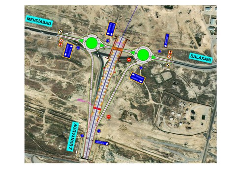 В Баку ограничат движение автомобилей на дороге Бинагади-Балаханы