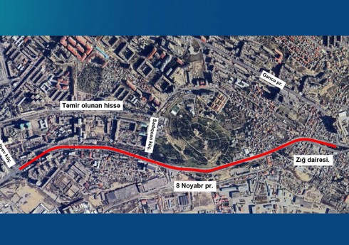 В Баку ограничат движение транспорта на участке проспекта 8 Ноября