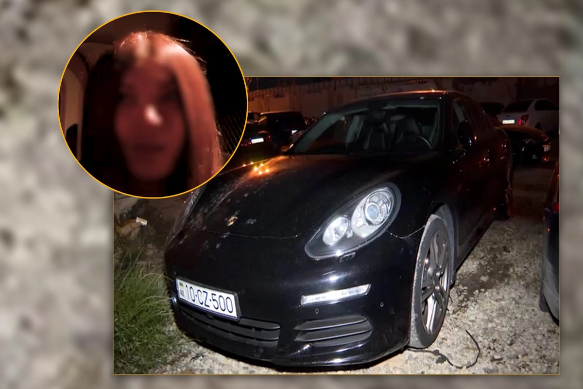 В Баку пьяная "гонщица" на Porsche совершила автохулиганство