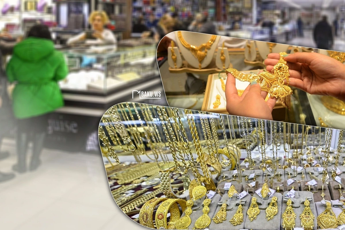 В Баку рекордно подорожало золото