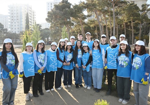 В Баку с участием Лейлы Алиевой состоялась очередная акция по посадке деревьев