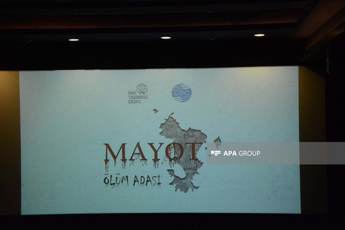В Баку состоялась презентация документального фильма «Майотта – остров смерти» – ФОТО