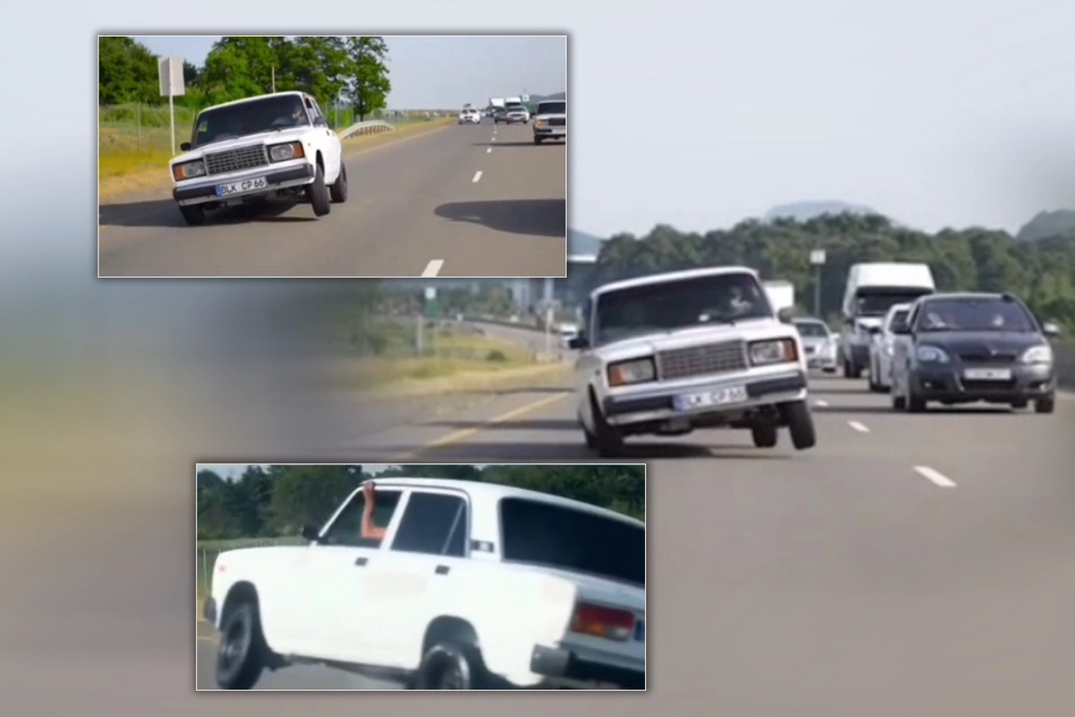 В Баку задержан автохулиган, публиковавший опасные трюки в соцсетях