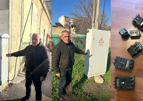 В Баку задержан подозреваемый в краже из электрических щитов зданий