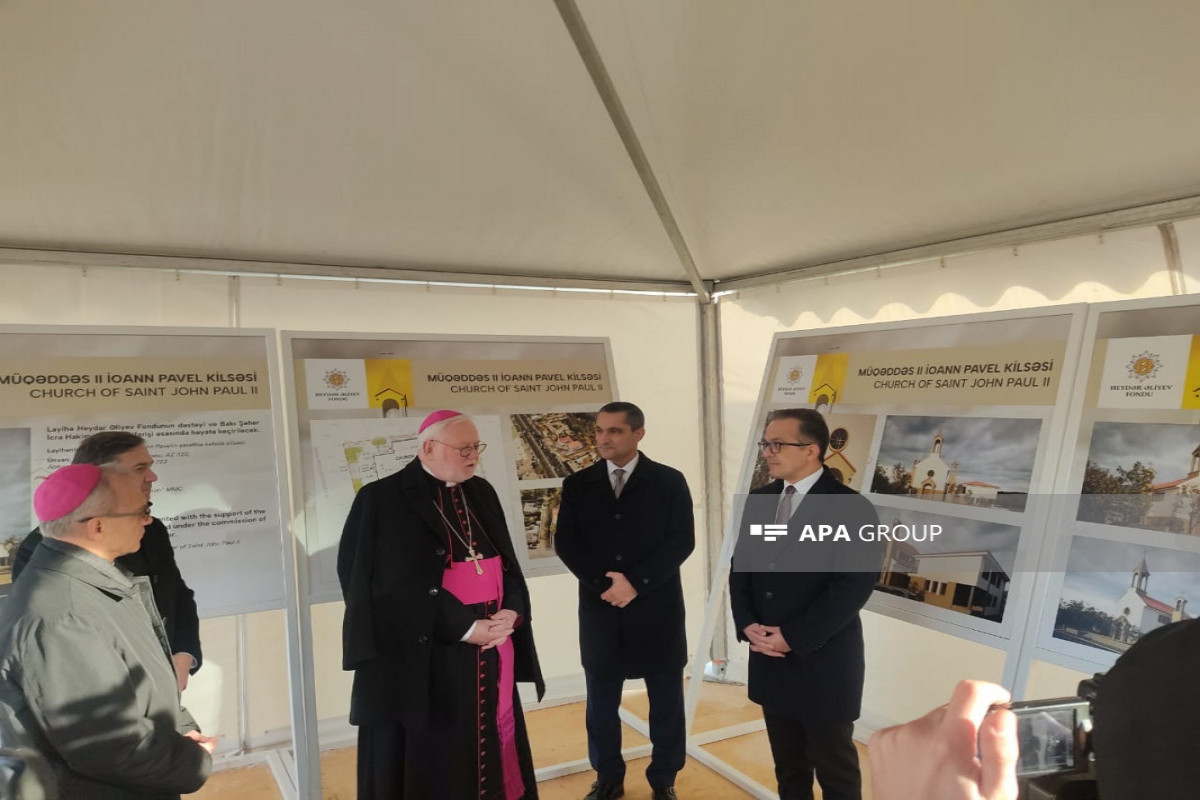 В Баку заложен фундамент новой католической церкви -ФОТО