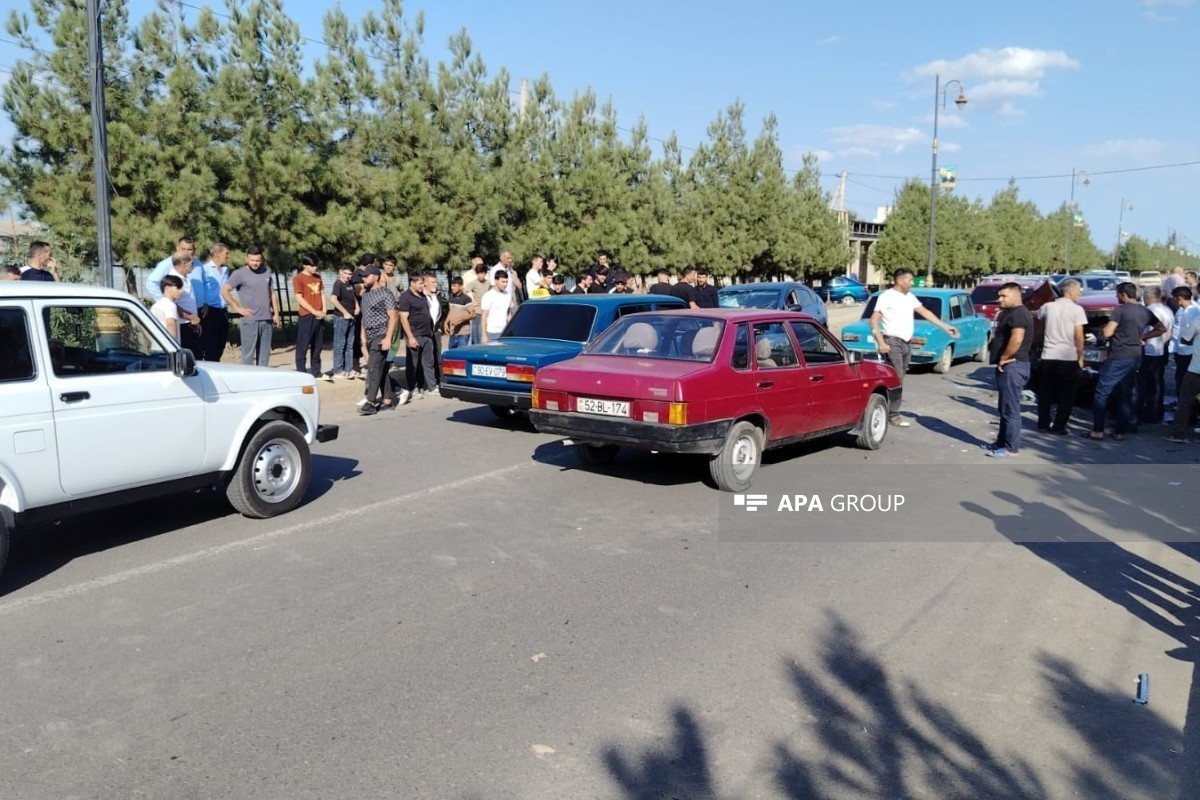 В Джалилабаде произошла цепная авария, пострадали 3 человека — ФОТО