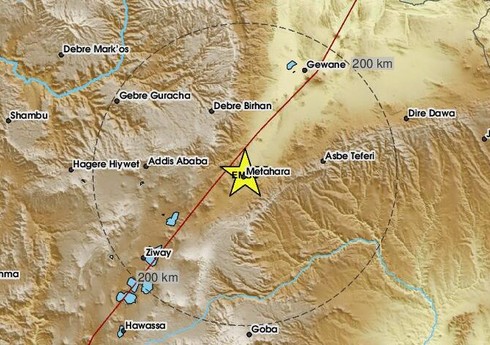 В Эфиопии произошло сильное землетрясение