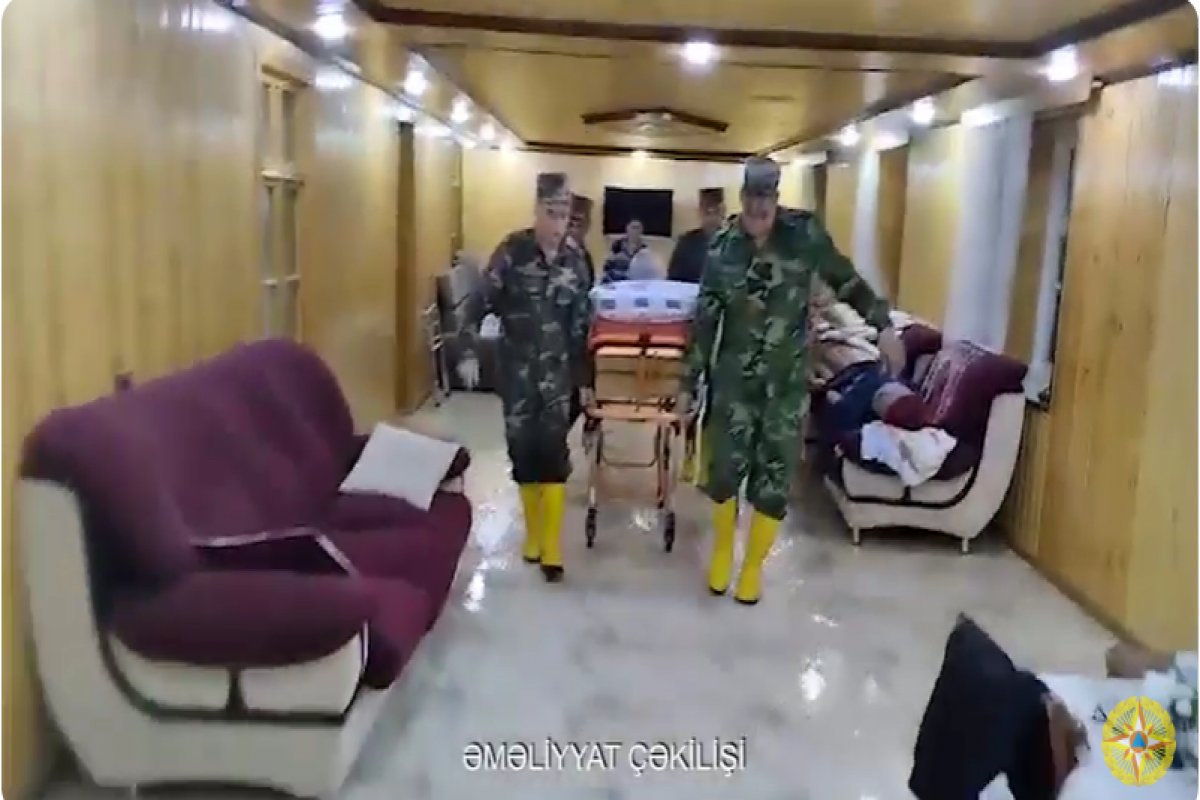 В Гаджигабуле из зоны затопления эвакуированы 12 человек, в том числе трое детей -ВИДЕО