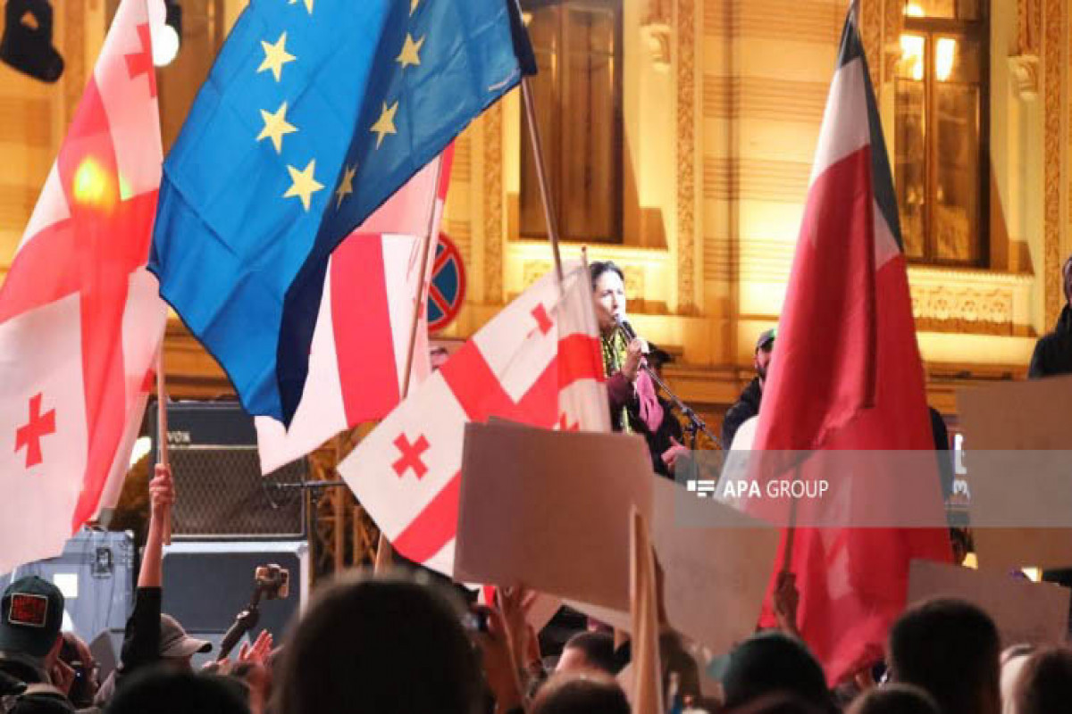 В Грузии проходит масштабный митинг "Грузия выбирает Европу"-ФОТО