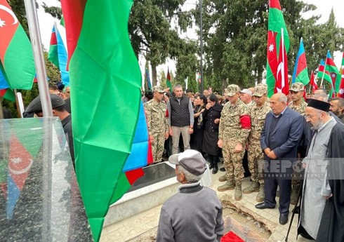 В Гяндже похоронен шехид I Карабахской войны Вагиф Алыев 