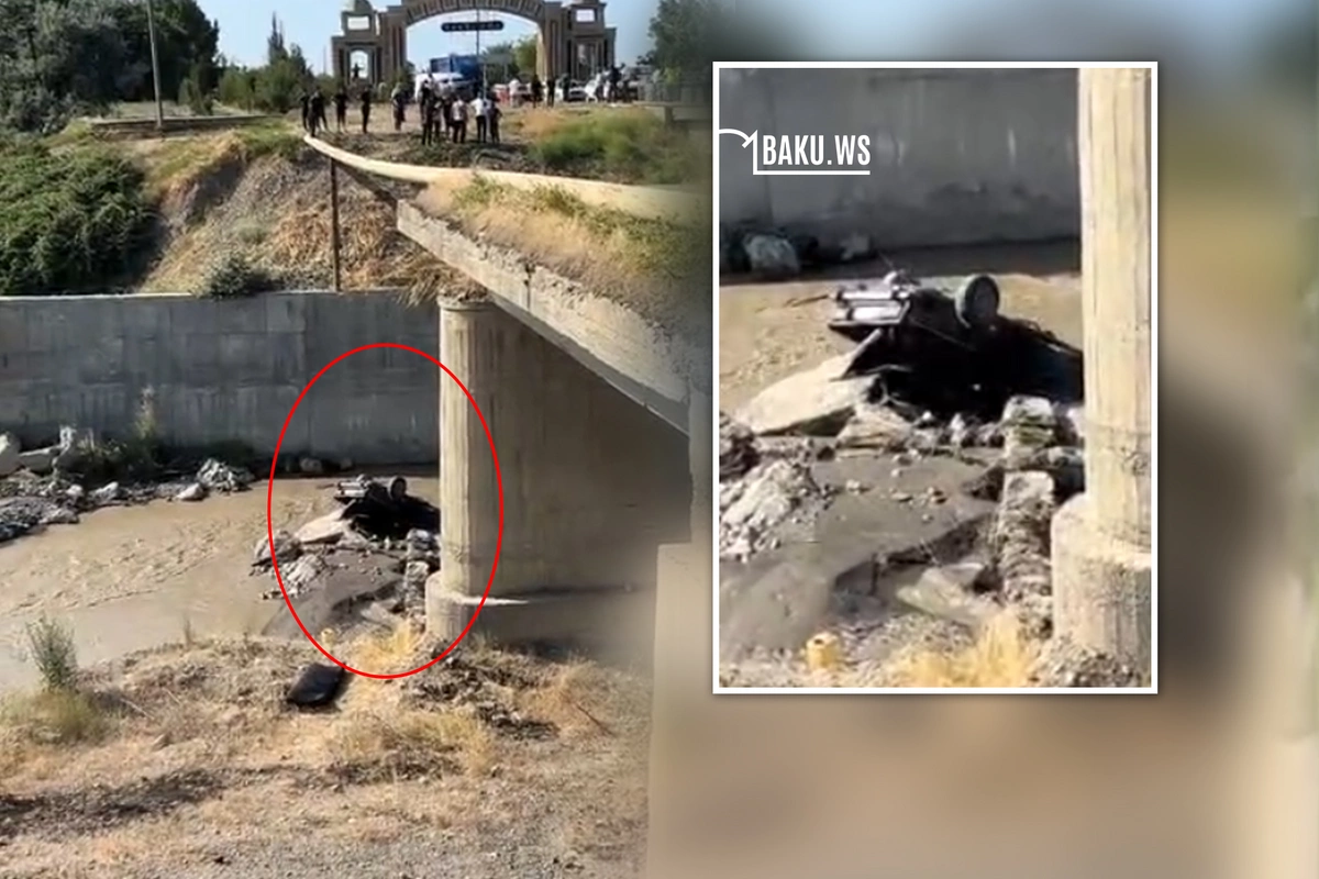 В Хачмазе автомобиль сорвался в реку Гудиалчай - водитель госпитализирован в тяжелом состоянии