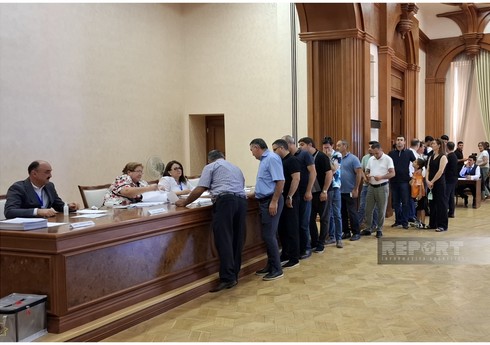 В Ханкенди наблюдается высокая активность избирателей