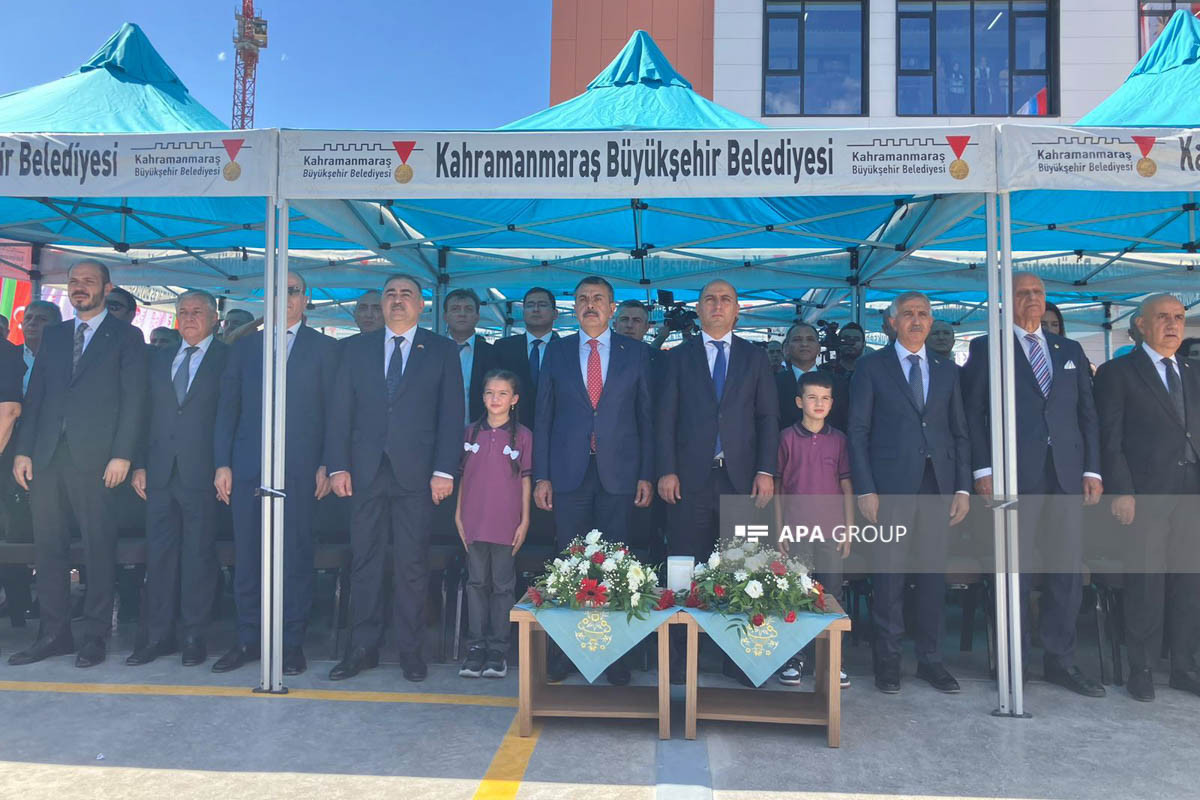 В Кахраманмараше открылась школа имени Гейдара Алиева -ФОТО-ОБНОВЛЕНО
