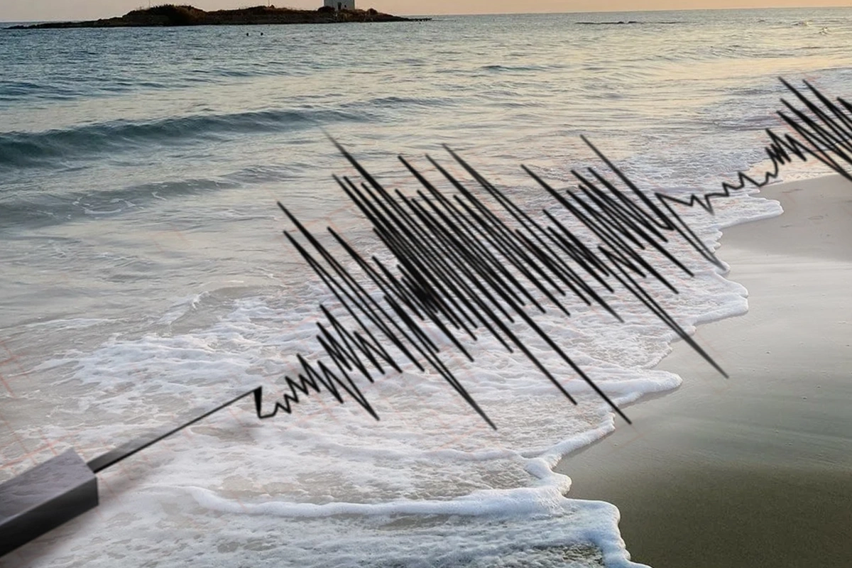 В Каспийском море произошло землетрясение