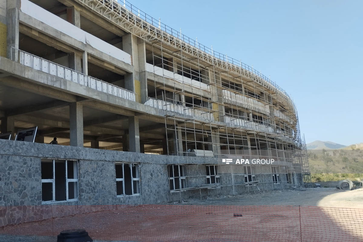 В Кяльбаджаре строится школа на 528 ученических мест -ФОТО