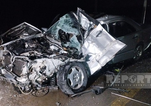 В Кюрдамире шесть человек пострадали в серьезном ДТП