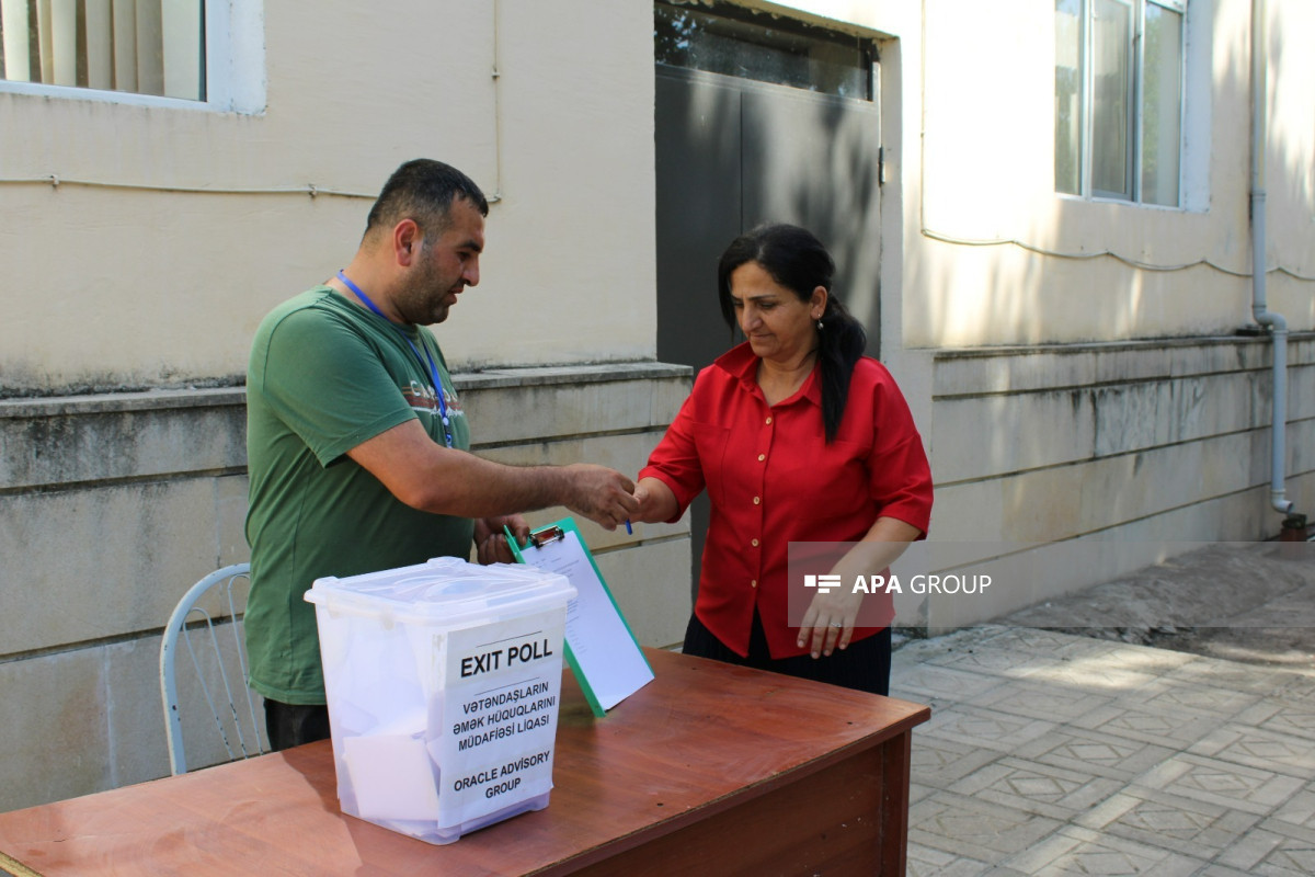 В Лянкяране на 10 избирательных участках проводится «exit-poll» -ФОТО