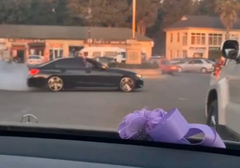 В Масаллы арестовали автохулигана, грубо нарушившего ПДД в свадебном кортеже