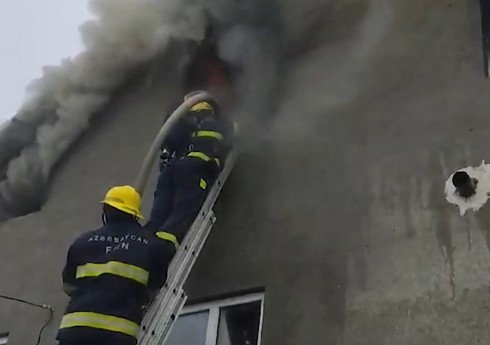 В Масаллы в доме произошел пожар