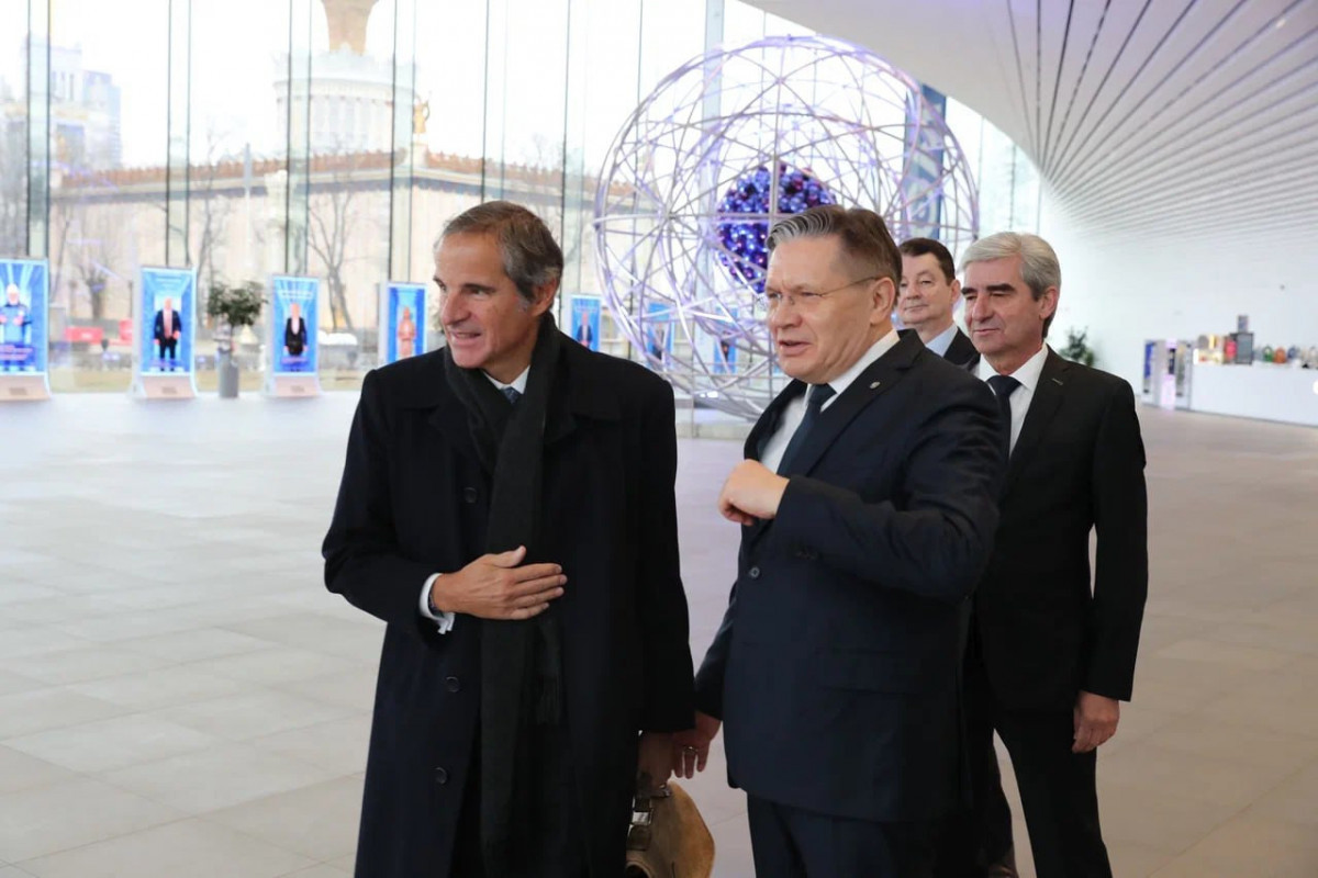 В Москве началась встреча Гросси с главой «Росатома»