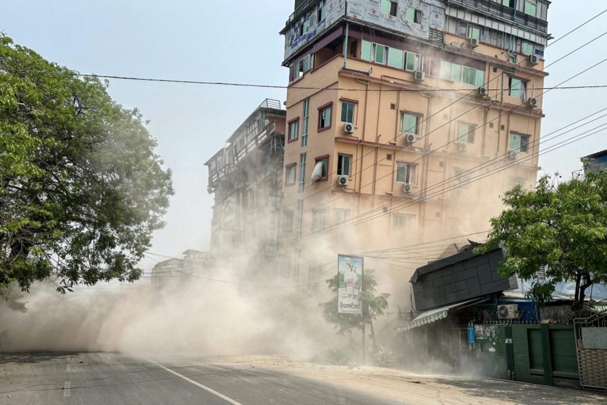 В Мьянме произошло очередное мощное землетрясение