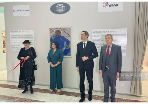 В павильоне "Азербайджан" на ВДНХ открылась выставка Джаида Джемаля