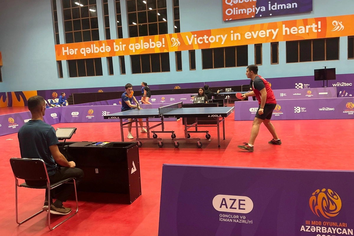 В рамках III Игр стран СНГ стартуют соревнования по настольному теннису