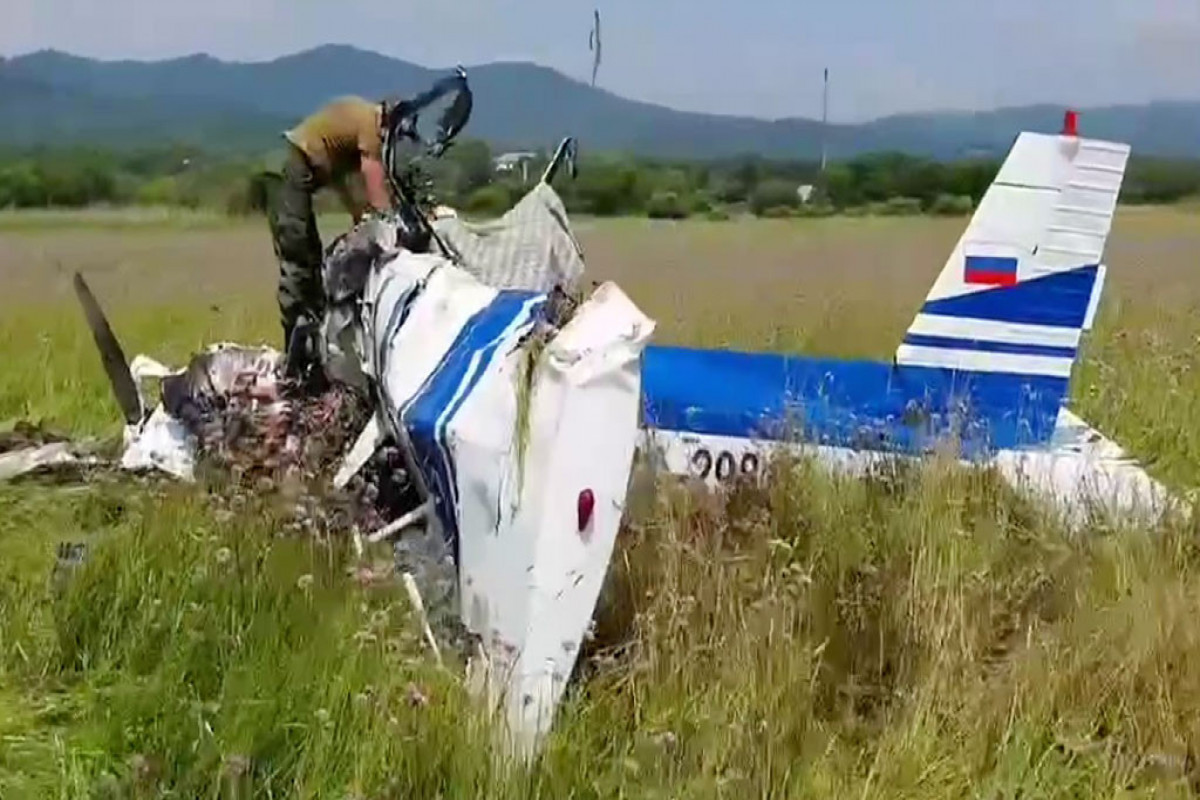 В России упал легкомоторный самолет, пилот погиб